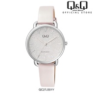 ladies watch Q Q Japan by Citizen Ladies Leather Analogue Watch QC27