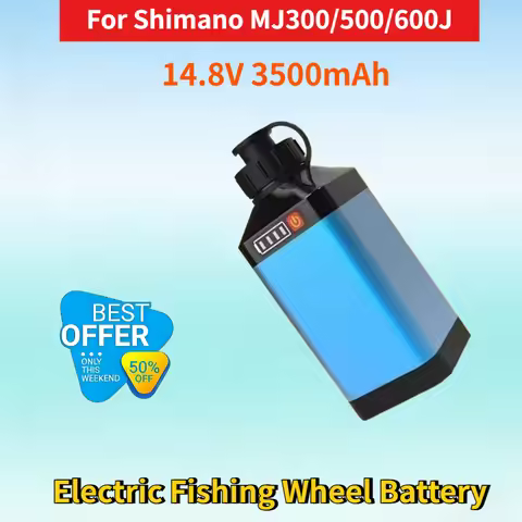 14.8V 3500mAh Rechargeable Battery for Shimano MJ300/500/600J Electric Reel High Quality Li-ion Elec