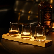 S/💎F2H1Whiskey Tasting Fragrance-Smelling Cup with Tray Cognac Cup Wine Glass Tuilp Glass Set Bar Classical Ocean 93OY