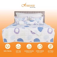 Bộ chăn ga gối drap giường Forever Elegant H148 set 4 món 100% Tencel cao cấp kháng khuẩn khử mùi