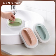 Cleaning Brush With Handle Bathroom Tile Brush Kitchen Sponge Brush Decontamination Brush Pot Washin