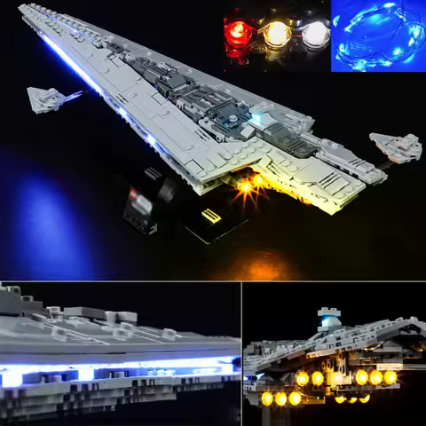 （No LEGO, Just Light）USB Light Kit for Lego Star War Executor Super Star Destroyer 75356 Building Bl