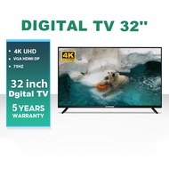 Smart TV 43 Inch 4K TV Android TV 32 Inch Television Digital TV HDR 1080P Dolby Sound Full Screen Chrome TV With Antenna/USB