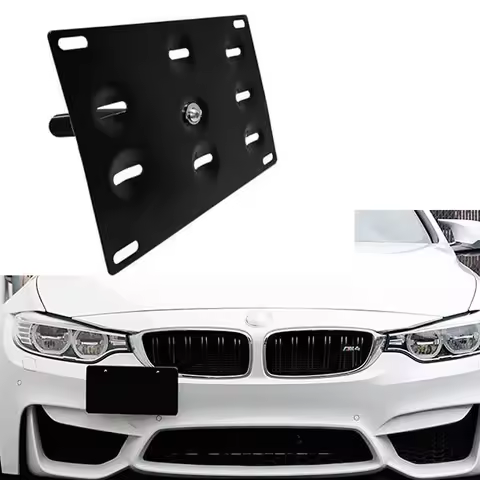 New High Quality Tow Hook License Plate Mounting Bracket Holder for BMW BMW F48 F25 F26 F15 F16 Z4, 