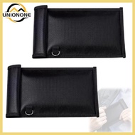 ONE 2Pcs Signal Blocking Pouches Security Bags  Temperature Resistant Waterproof For Electronics Sec