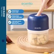 【5k voucher】ecentio Mini Chopper Blender Portable 6 bilah pisau Bumbu kapsul Alat Penggiling daging 