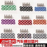 Manufacturer Supply JDM Washer M6 Screw Washer Modified Washer License Plate Frame Screw Washer DVSH