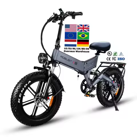 OUXI X8 Bike 1000W Fatbike Full Suspension 48V Folding Mountain Ebike EU Warehouse for Adults