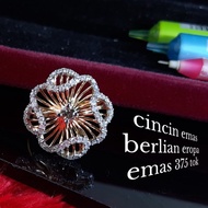 cincin emas 375 Berlian 