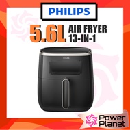 Philips Digital 5.6L Airfryer 3000 Series XL HD9257 / 0.8L Air Fryer HD9216 (White)
