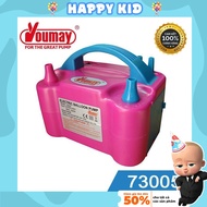 Bơm Bóng Bay Bằng Điện 2 VÒI siêu bền ( Bơm 2 bóng 1 lần) SALE OFF