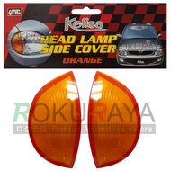 Perodua Kelisa (2001 - 2007) Custom Fit Car Headlamp Head Lamp Light Eyelid Eye Lid Brow Side Cover 