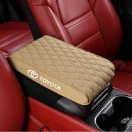 Car Armrest Box Mat Auto Armrests Storage Box Cover Pad Thicken 3D Memory Foam For Toyota Vios Wish 