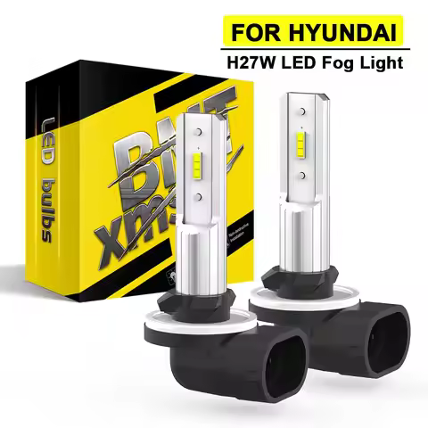 BMTxms H27W H27 LED 881 880 LED Fog Lights Canbus LED Bulb Car DRL Lamp For Hyundai Getz Grand I10 I