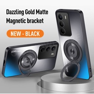 Ốp điện thoại cho realme C71 C75 c75x 14x 4G 5g 2025 sang trọng Matte Ag 360 ° Giá đỡ xoay vỏ vỏ lưn