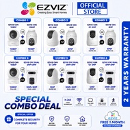 Ezviz Special 4 Unit Combo C6N G1 C6N C8C C9C Dual 3MP 5MP 8MP Two Way Talk Indoor Outdoor Security 