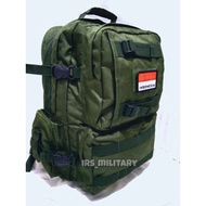 HIJAU Gultor 511 jumbo backpack, army green backpack, large outdoor tactical bag, bonus rubber patch