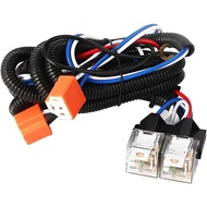 Harness Pendawaian Lampu Depan LED H4 Kereta, Kit Harness Relay Lampu Depan Kenderaan Tugas Berat 12