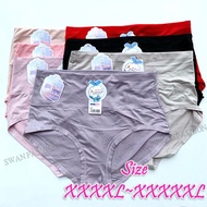 [Malaysia ready stock️] S0050 4XL~5XL XXXXL XXXXXL Ladies panties female women underwear big size se