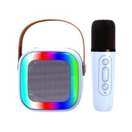 Wireless Karaoke Speaker Bluetooth Microphone K12 Home KTV Karaoke Machine RGB Light Portable Mini Bluetooth Speaker