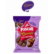 CADBURY PASCALL CARAMELS Chewy Caramels covered in Cadbury Milk Chocolate 160g [SG STOCK]