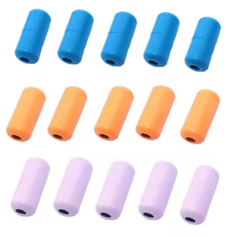 10PCS Matte Metal Shoelaces Locks Capsules Shoelaces Durable Buckle Colorful Shoes Accessories Asthe