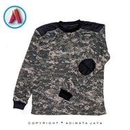 Kaos Loreng TNI Acupat  | Kaos Loreng Acupat Lengan Panjang Kaos Loreng Army Termurah