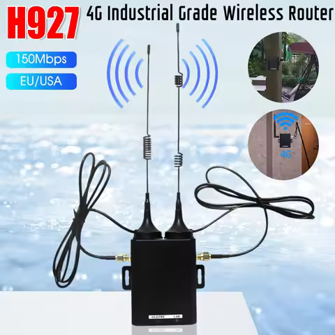 H927 4G Router Industrial Grade 4G SIM Card Router 150Mbps with External Antenna Wide Coverage 4G Mo