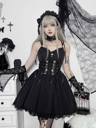 Gothic Lolita Black Maid Dress