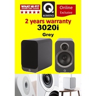 Q Acoustics 3020i (Grey) What HiFi Award Winning Bookshelf Speakers