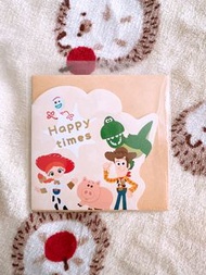 迪士尼ToyStory＊彼思Pixar＊三眼仔 胡迪 泡泡龍 翠絲 火腿 小叉 巴斯光年＊心意卡 感謝卡 生日卡 萬用卡＊迪士尼造型卡片-玩具總動員＊Happy Times