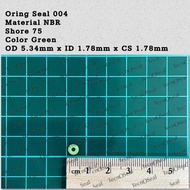 Oring Seal Sil grendel sharp innova tiger canon 737 - Sil 004 hijau