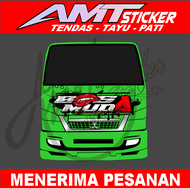 Stiker Tulisan Depan Truk Canter Stiker Cabin Depan Stiker Truk Canter