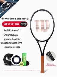 Wilson | แร็กเก็ตเทนนิสอาชีพ Federer RF01 คาร์บอนไฟเบอร์ สีดำ