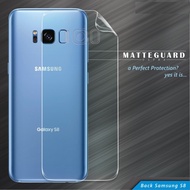 Samsung S8 / S8 Plus Back Film Plastic Screen Protector Matte Anti Glare
