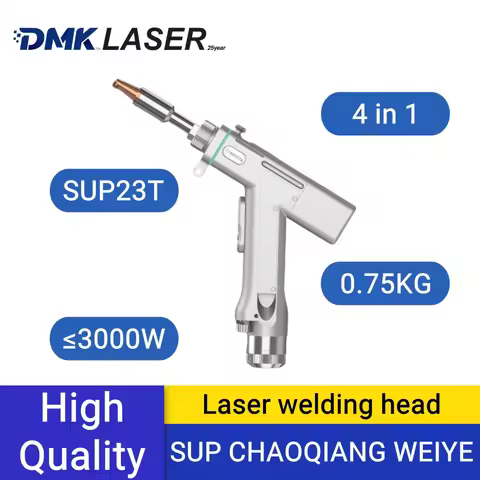 DMK CHAOQIANG WEIYE SUP23T 4 in 1 Fiber Laser Handheld Welding Head Weld/Cutting/Cleaning 3000W Sing