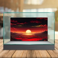 3D Glue DECAL Painting, Aquarium Fish Tank Sticker Painting, Arowana Fish Tank