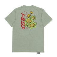Troy Company T-Shirt Men Sage Green Flouer - Tshirt Lelaki Hijau Sage MTD 3519