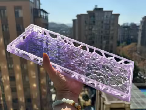 Mad60/wooting Keyboard Case Custom Transparent 3D Printing Hm66/win60 Keyboard Base Plate Hollow She