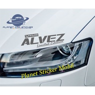 Best sticker alvez sticker car hood sticker wuling alvez limited edition hood