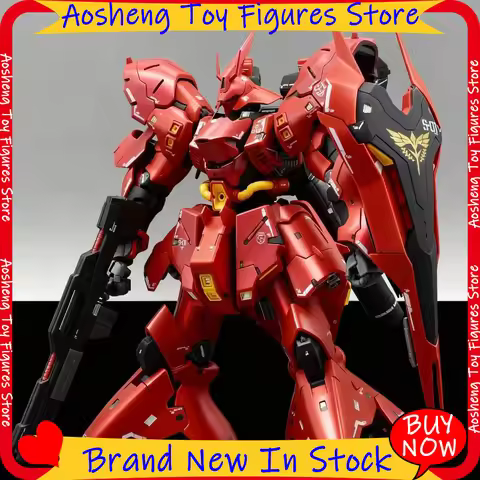 RG 1/144 Sazabi Assembly Model Kit Action Figures Plastic Model Toys Comes With Water Decals Desktop