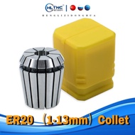 ER20 1/2 1/4 1/8 Inch 3.175 6.35 12.7 MM 0.015 Spring Collet High Precision Collet Set For CNC Engra