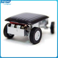 Lingoer| Solar Power Mini Toy Car Cool Racer Popular Funny Electric Toys Gadget Gift