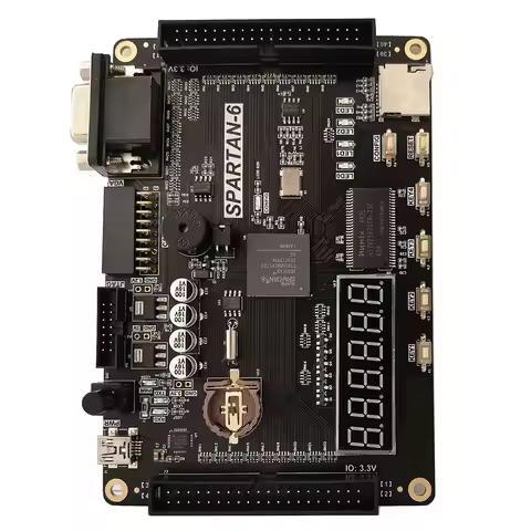 FPGA Development Board Xilinx Spartan-6 XC6SLX16 XC6SLX9-2FTG256 PCB DEMO Card with 256Mb-SDRAM SD-C