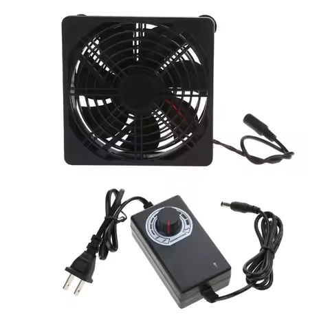 12CM Computer Fan AC110V 220V DC3V-12V 2000RPM adjustment Speed Large Air Flows Air Blower 12x12x5mm