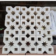 roster beton minimalis putih masjid