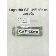 GT LINE LOGO GENUINE CAR STICKER