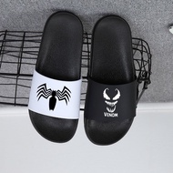 [Special Offer] Slippers Male Venom Marvel Spider-Man Same Style Movie Merchandise Venom Flip-Flops Female Students Anti-Slip Bathroom Tren