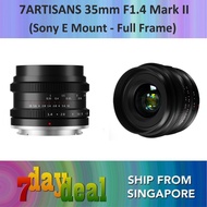 7Artisans 35mm F/1.4 II Full Frame Manual Focus Lens