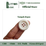 White suit buttons size 44L 28mm/ size 44L 28mm/ EXPORT QUALITY C181-44-white